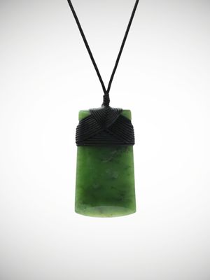 Moko Pounamu Toki Genuine NZ Kawakawa Greenstone - Maraetai