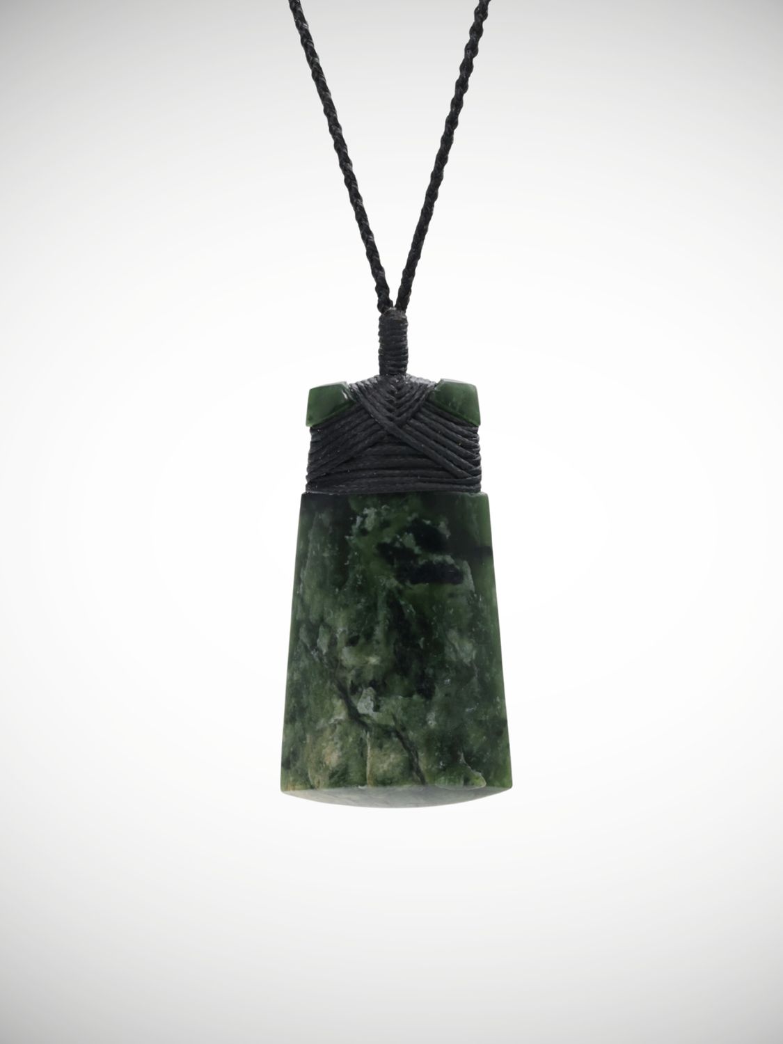 Moko Pounamu Toki Genuine NZ Kawakawa Greenstone - Moeroa
