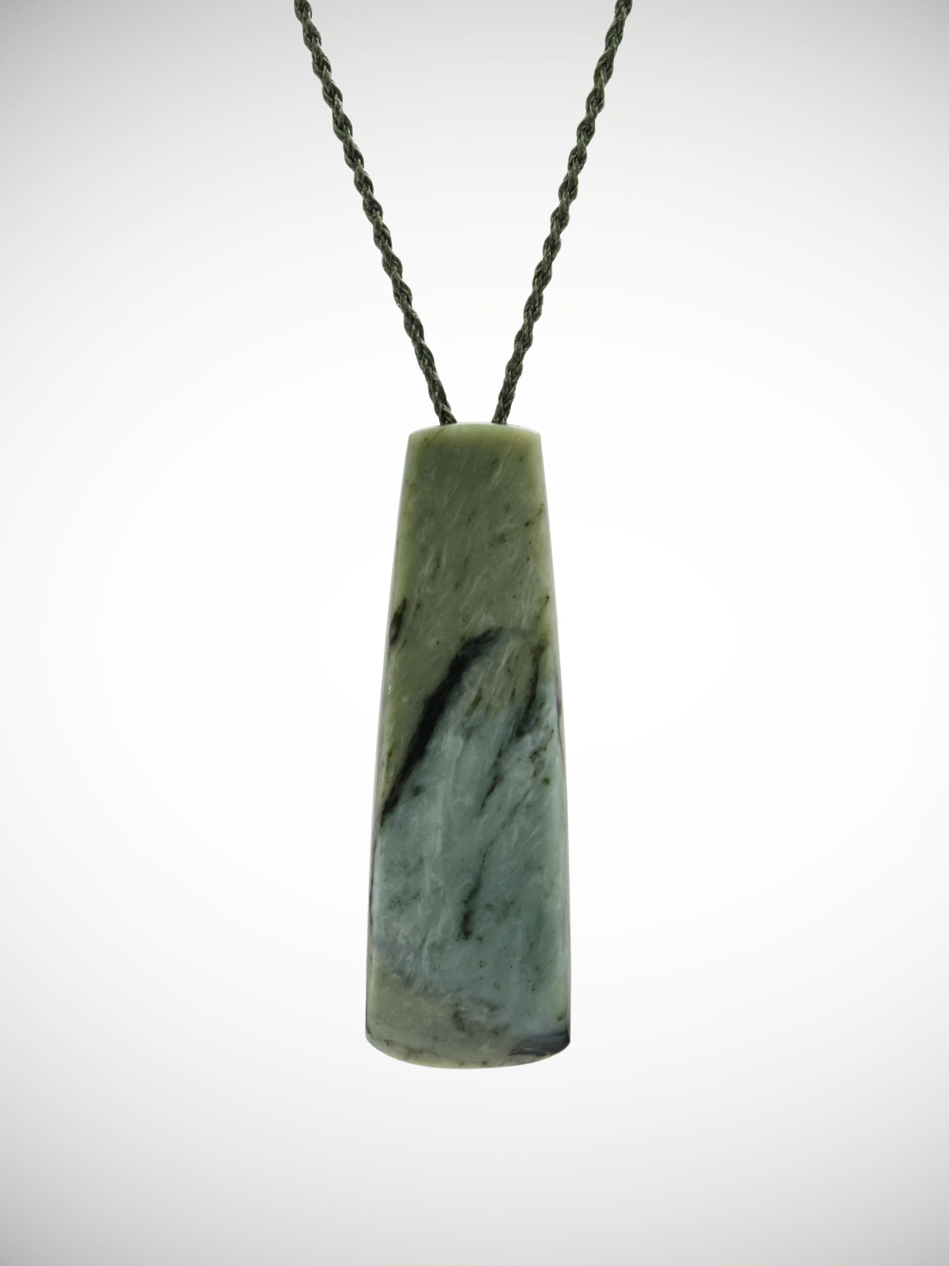 Moko Pounamu Toki Genuine NZ Inanga Greenstone - Maungaroa