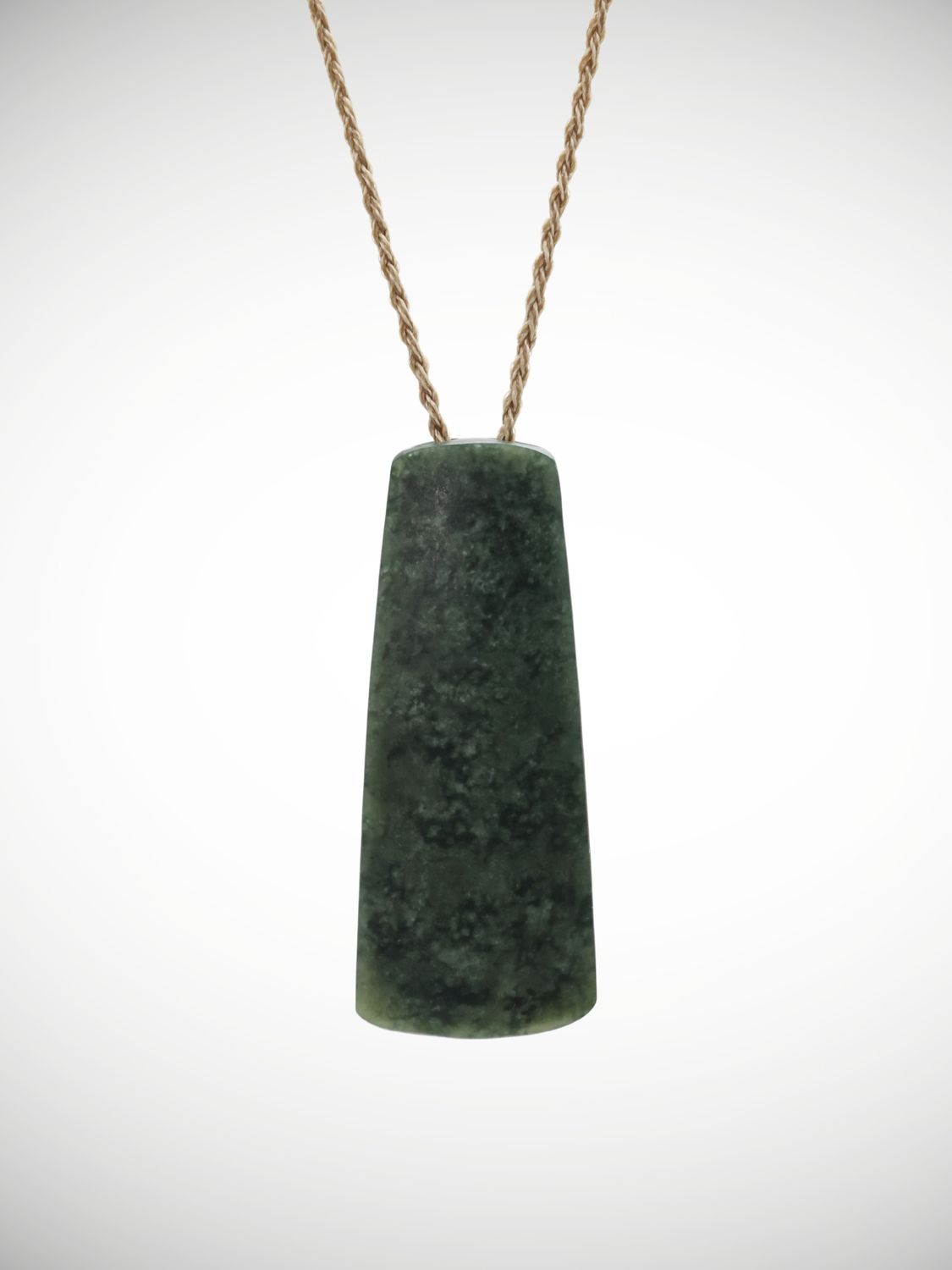 Moko Pounamu Toki Genuine NZ Kawakawa Greenstone - Motukairangi