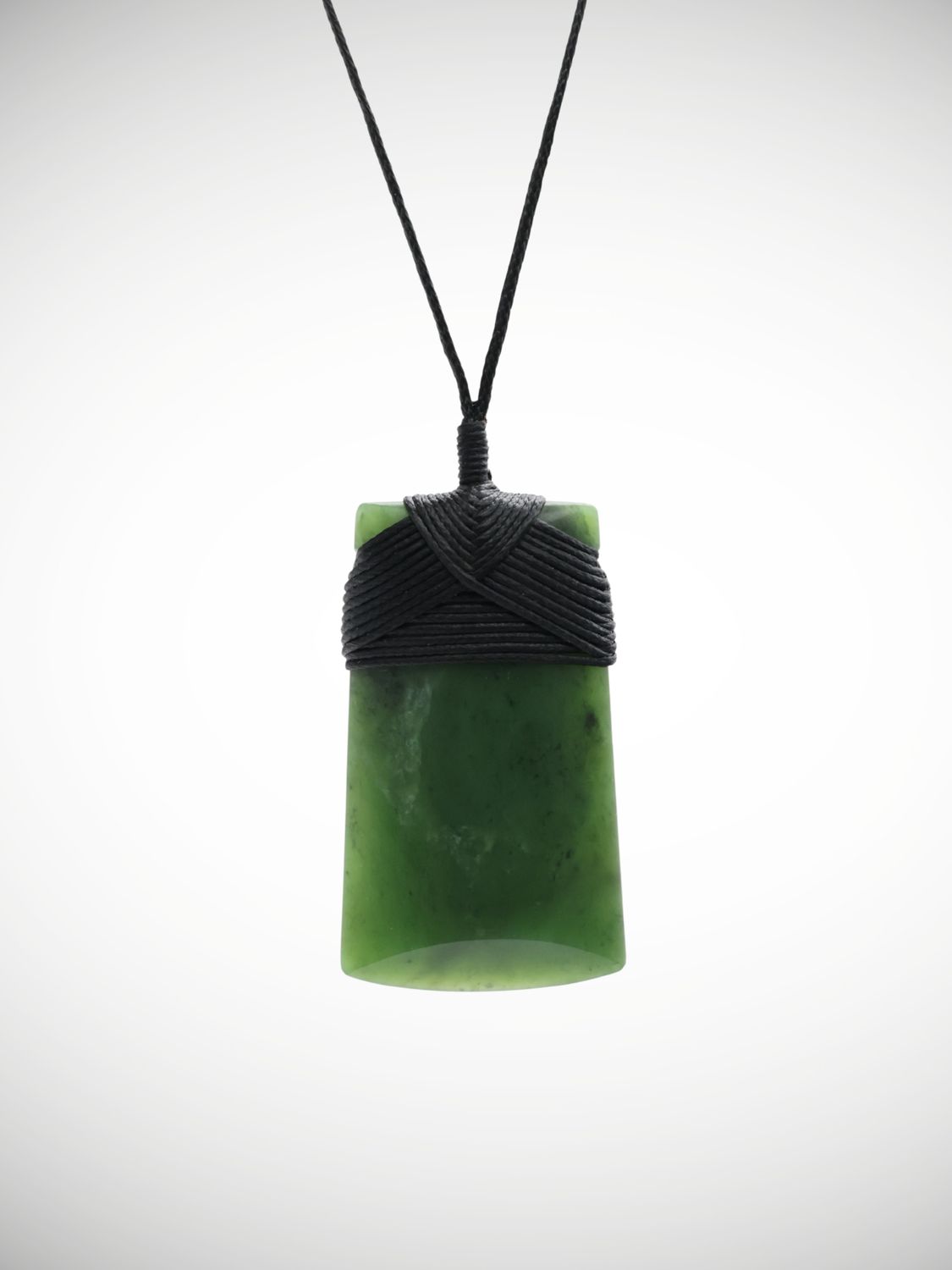 Moko Pounamu Toki Genuine NZ Kawakawa Greenstone - Motukaranui