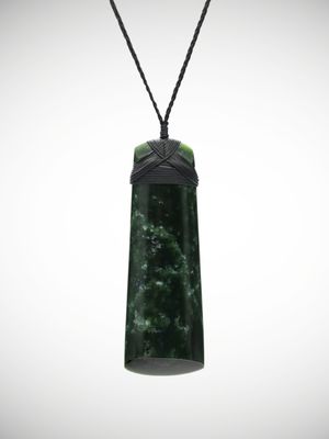 Moko Pounamu Toki Genuine NZ Kawakawa Greenstone - Ngamoko Moko Pounamu Toki Genuine NZ Kawakawa Greenstone - Ngamoko