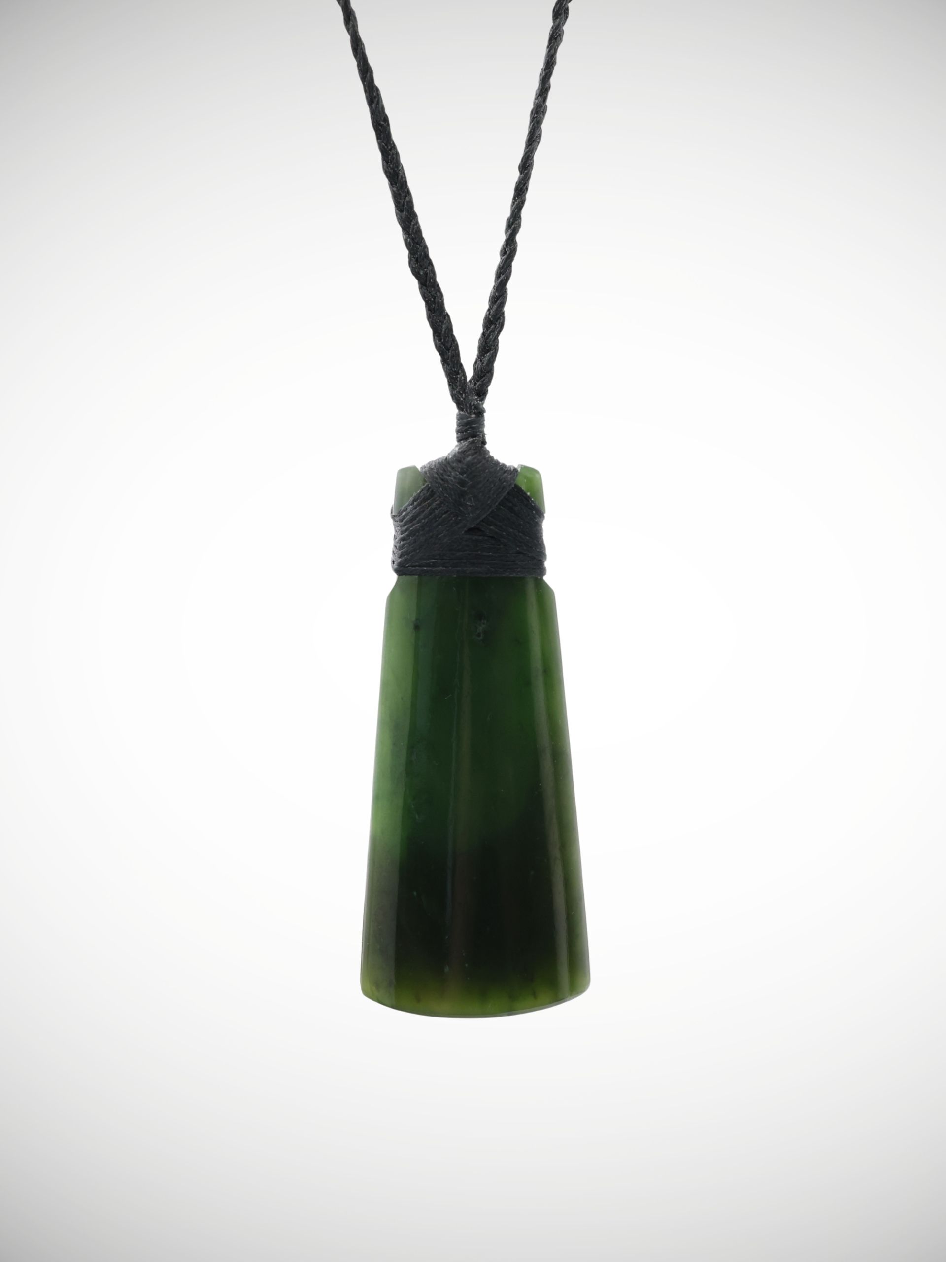 Moko Pounamu Toki Genuine NZ Kawakawa Greenstone - Ngamotu