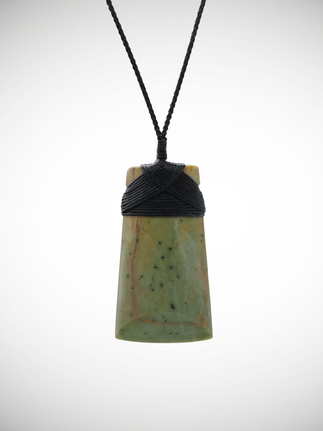 Moko Pounamu Toki Genuine NZ Marsden Flower Greenstone - Ngapohatu