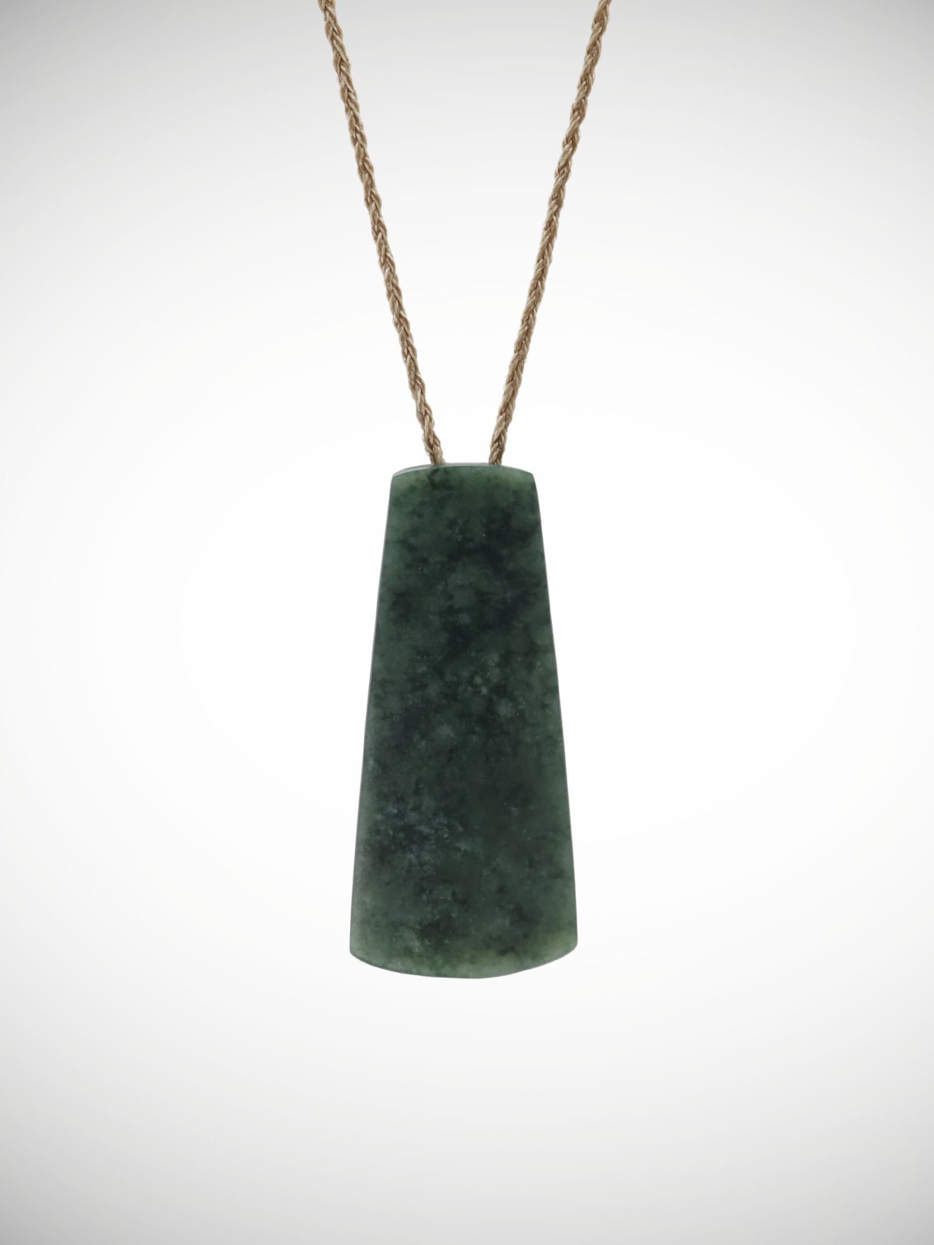 Moko Pounamu Toki Genuine NZ Kawakawa Greenstone - Ngapuna
