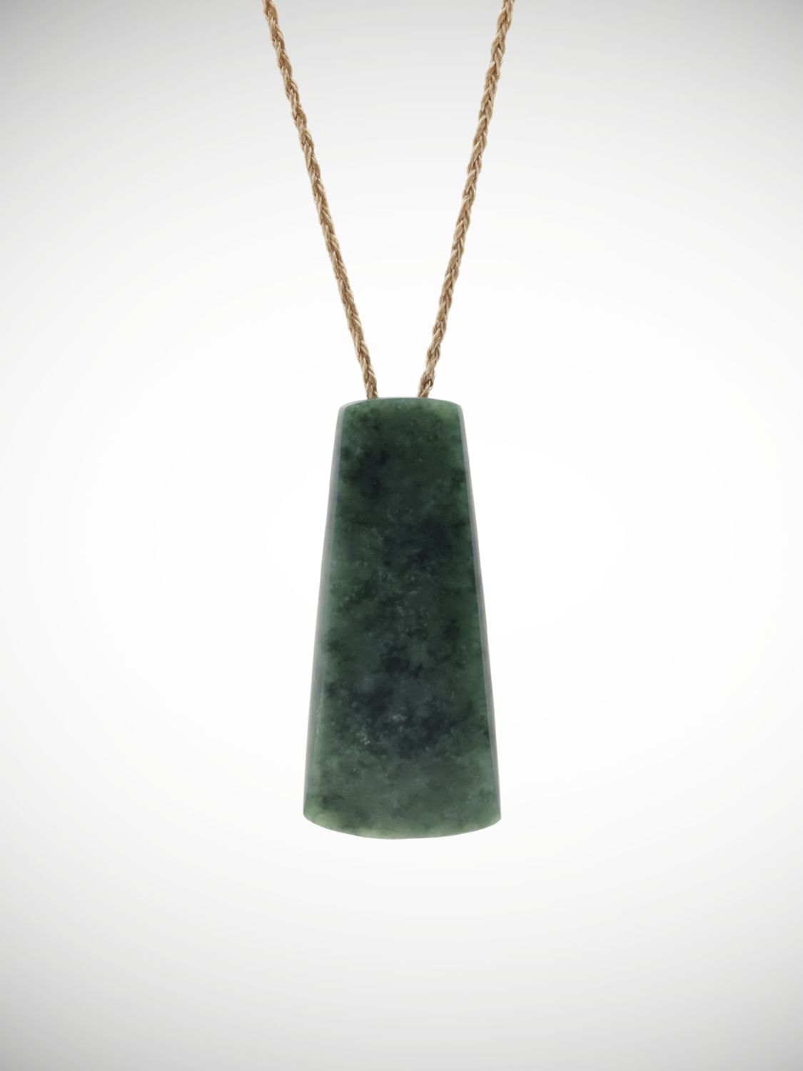 Moko Pounamu Toki Genuine NZ Kawakawa Greenstone - Ngapuna
