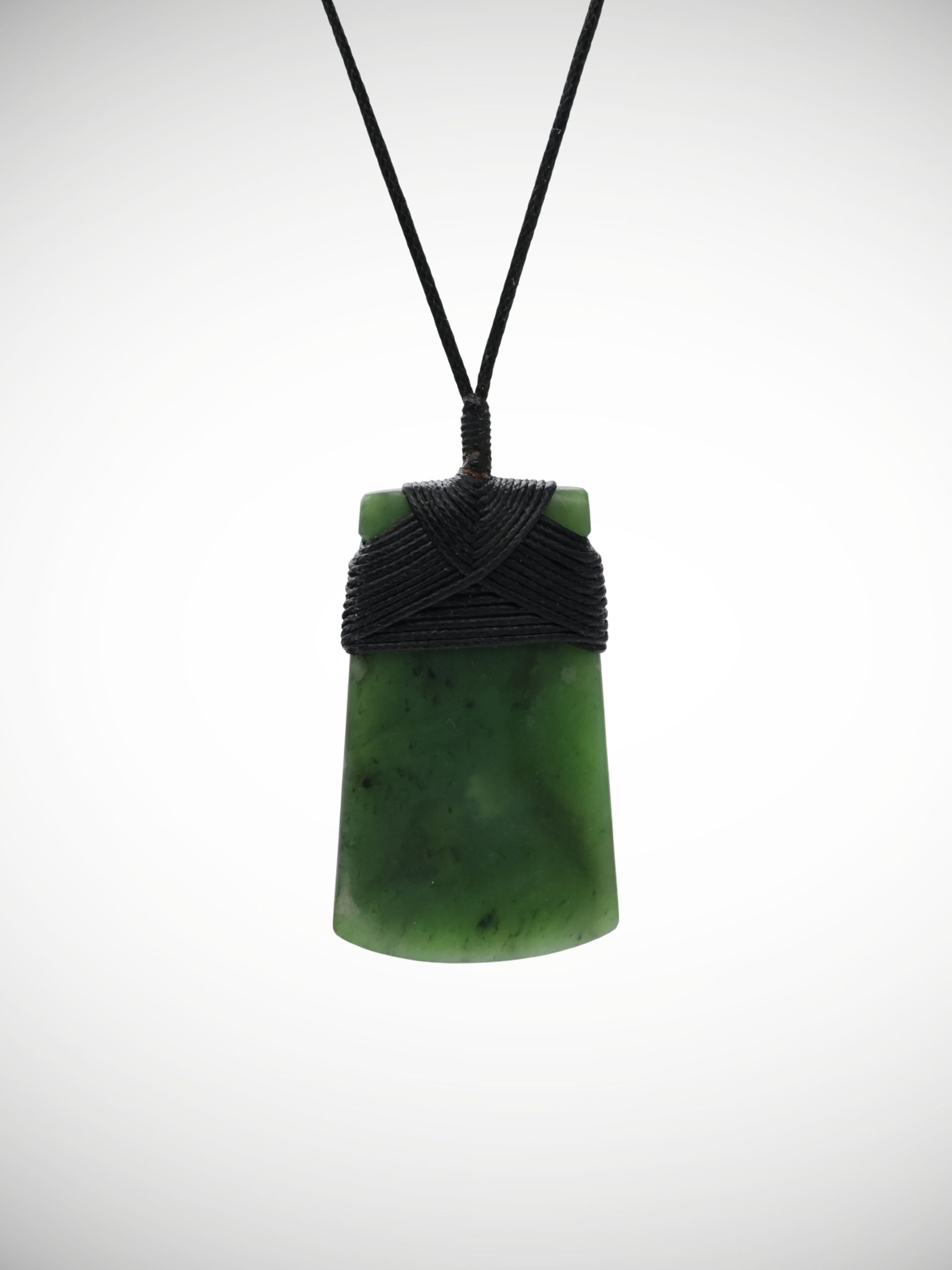 Moko Pounamu Toki Genuine NZ Kawakawa Greenstone - Ngarimu