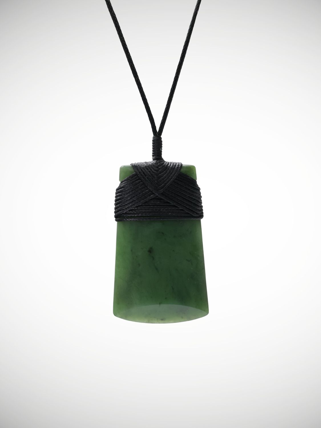 Moko Pounamu Toki Genuine NZ Kawakawa Greenstone - Ngarimu