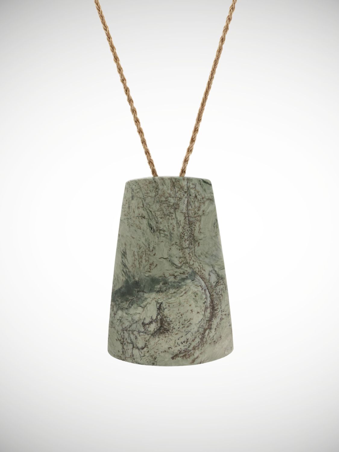 Moko Pounamu Toki Genuine NZ Kokopu Greenstone - Ngaroto