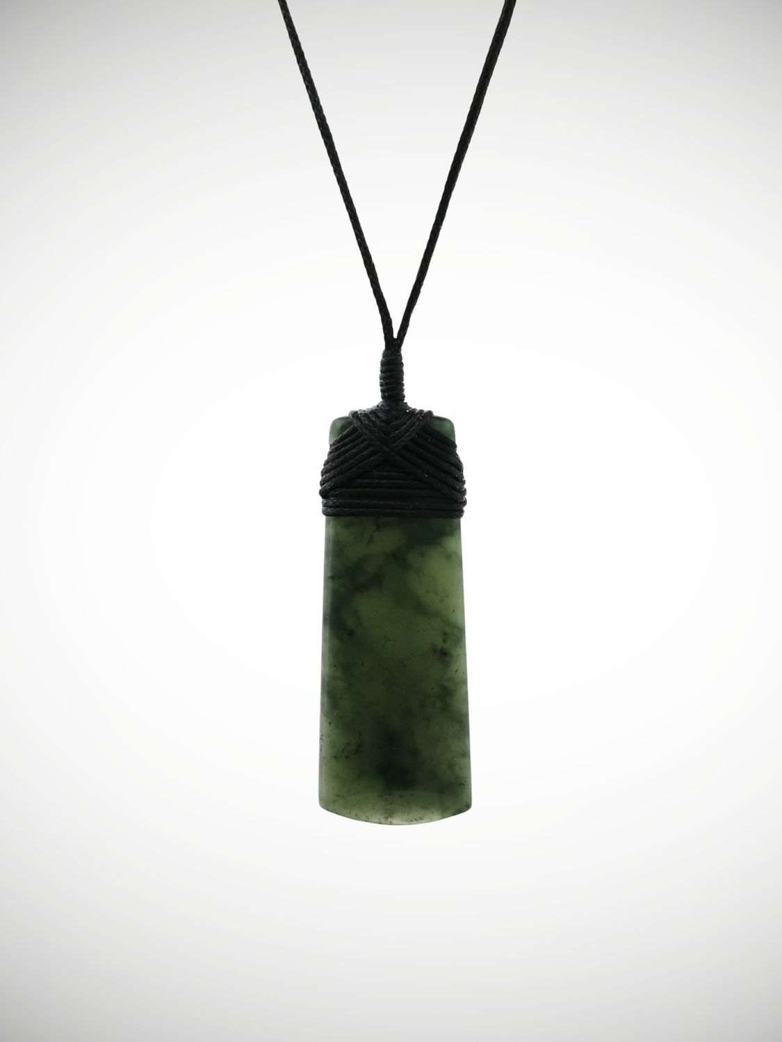 Moko Pounamu Toki Genuine NZ Kawakawa Greenstone - Ngapuke