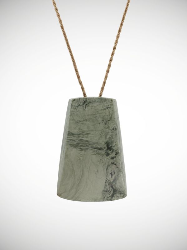 Moko Pounamu Toki Genuine NZ Kokopu Greenstone - Ngaroto