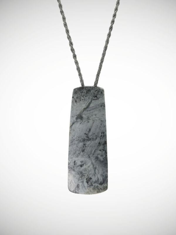 Moko Pounamu Toki Genuine NZ Nelson Grey Pipiwharauroa Greenstone - Ngaurukehu