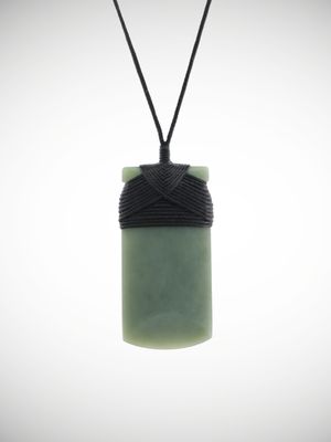 Moko Pounamu Toki Genuine NZ Inanga Greenstone - Ngawaka