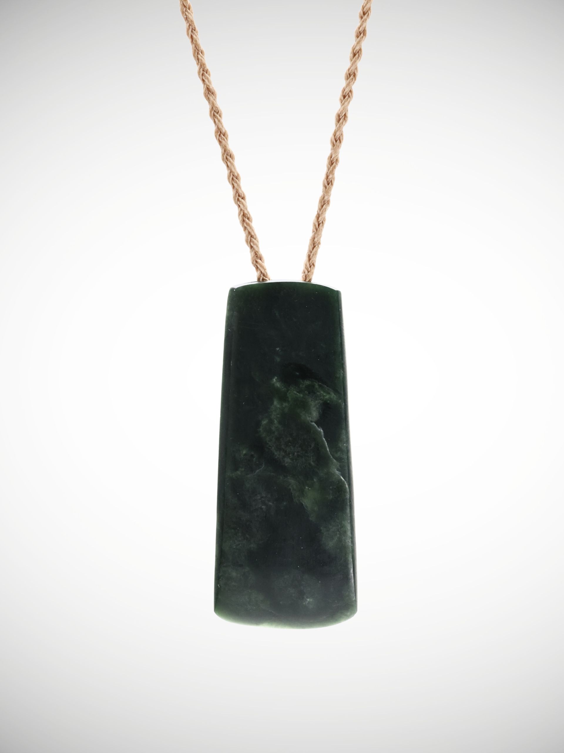 Moko Pounamu Toki Genuine NZ Kawakawa Greenstone - Ngawha