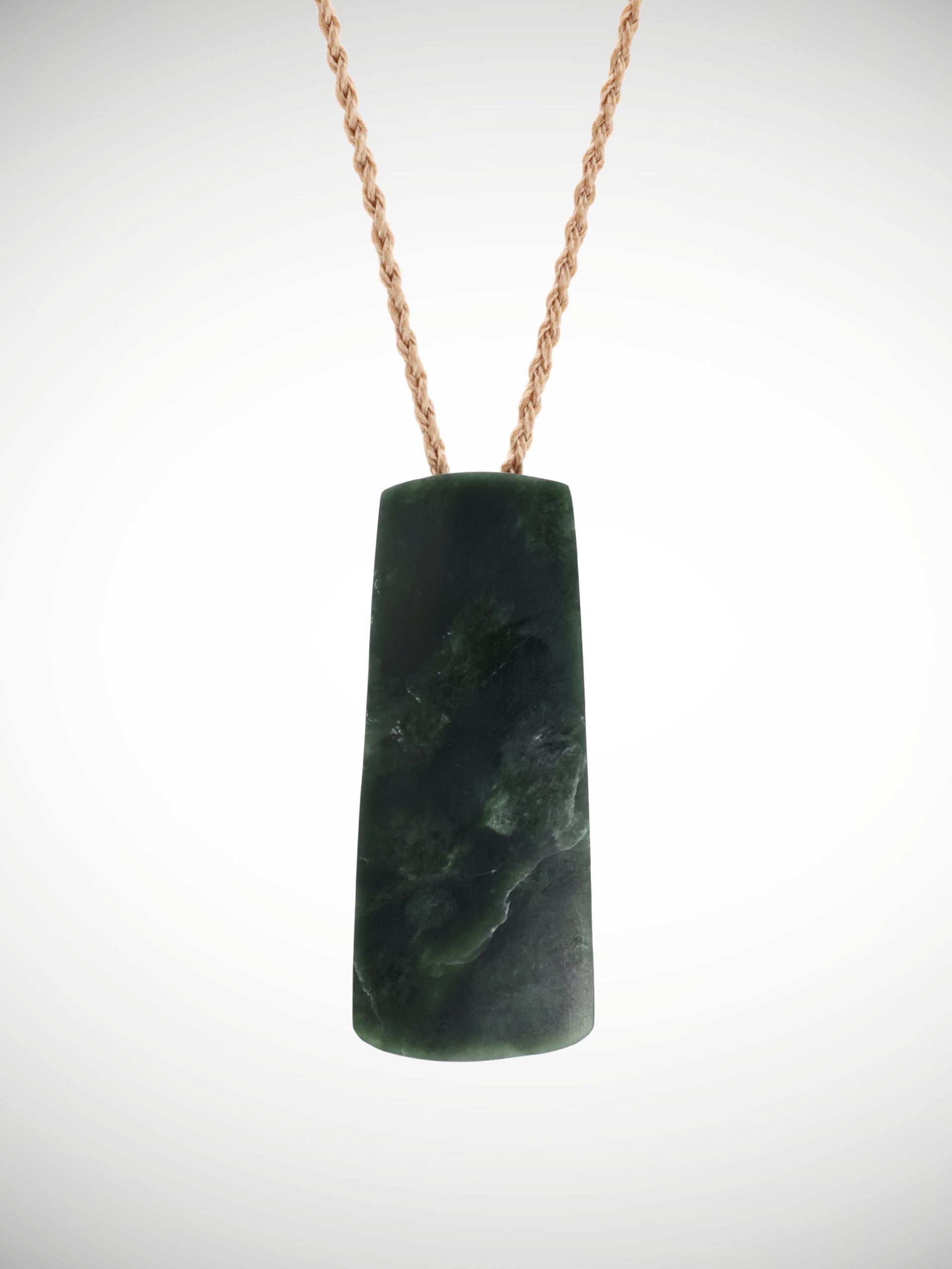 Moko Pounamu Toki Genuine NZ Kawakawa Greenstone - Ngawha