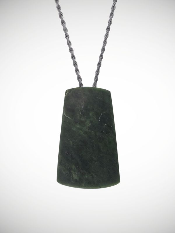 Moko Pounamu Toki Genuine NZ Kawakawa Greenstone - Ngawhatu