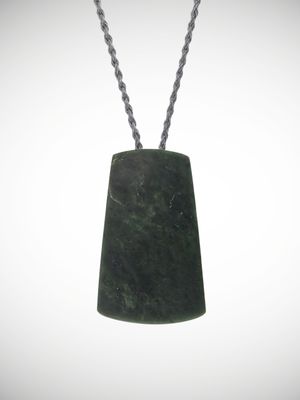 Moko Pounamu Toki Genuine NZ Kawakawa Greenstone - Ngawhatu
