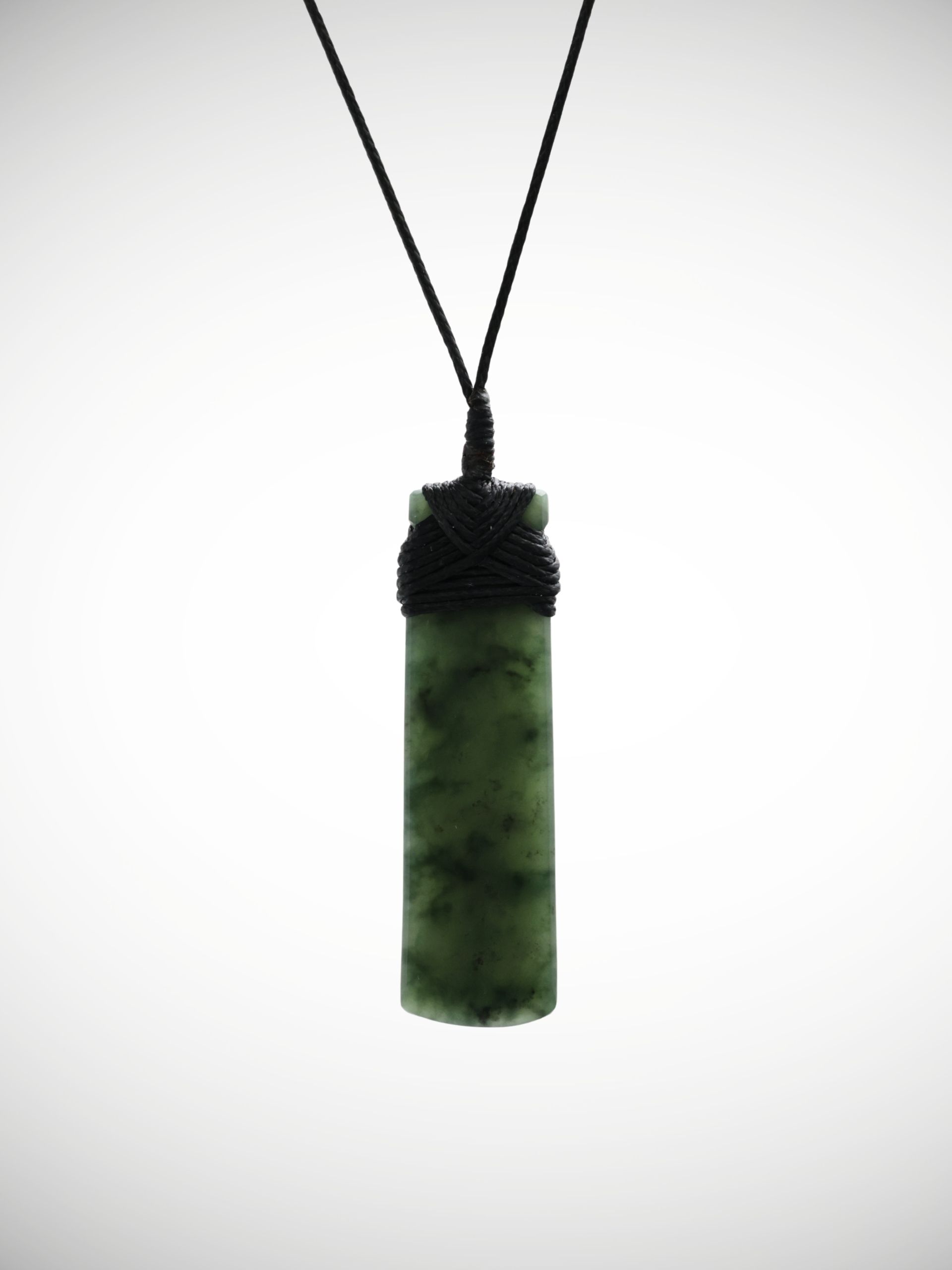 Moko Pounamu Toki Genuine NZ Kawakawa Greenstone - Ngawi