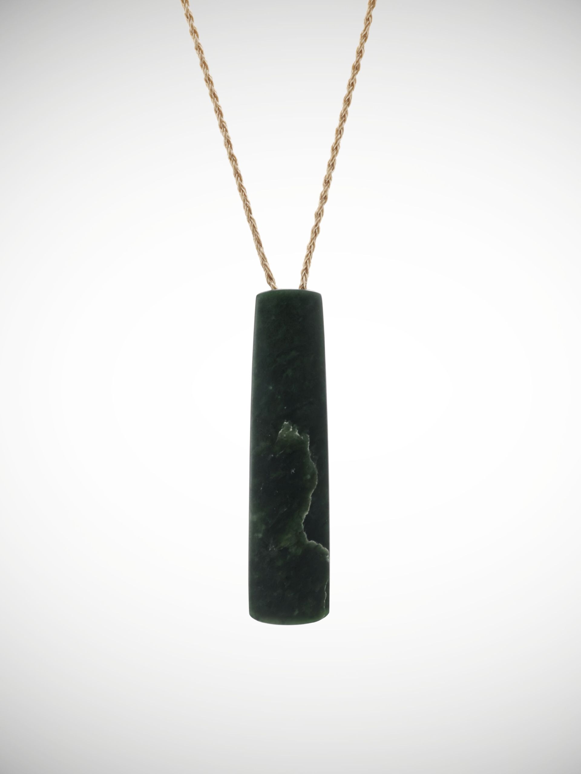 Moko Pounamu Toki Genuine NZ Kawakawa Greenstone - Ngutunui