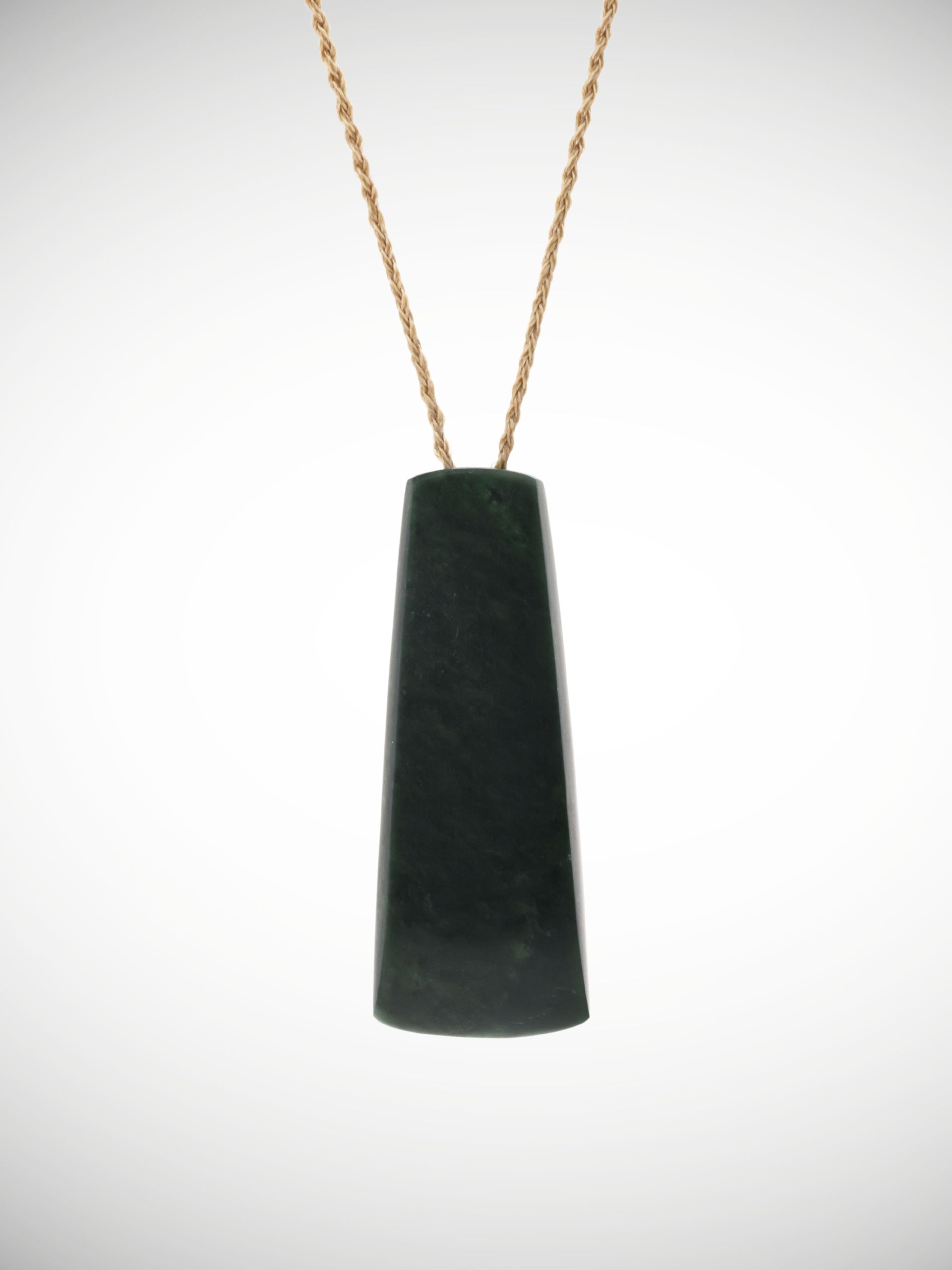 Moko Pounamu Toki Genuine NZ Kawakawa Greenstone - Nukumania