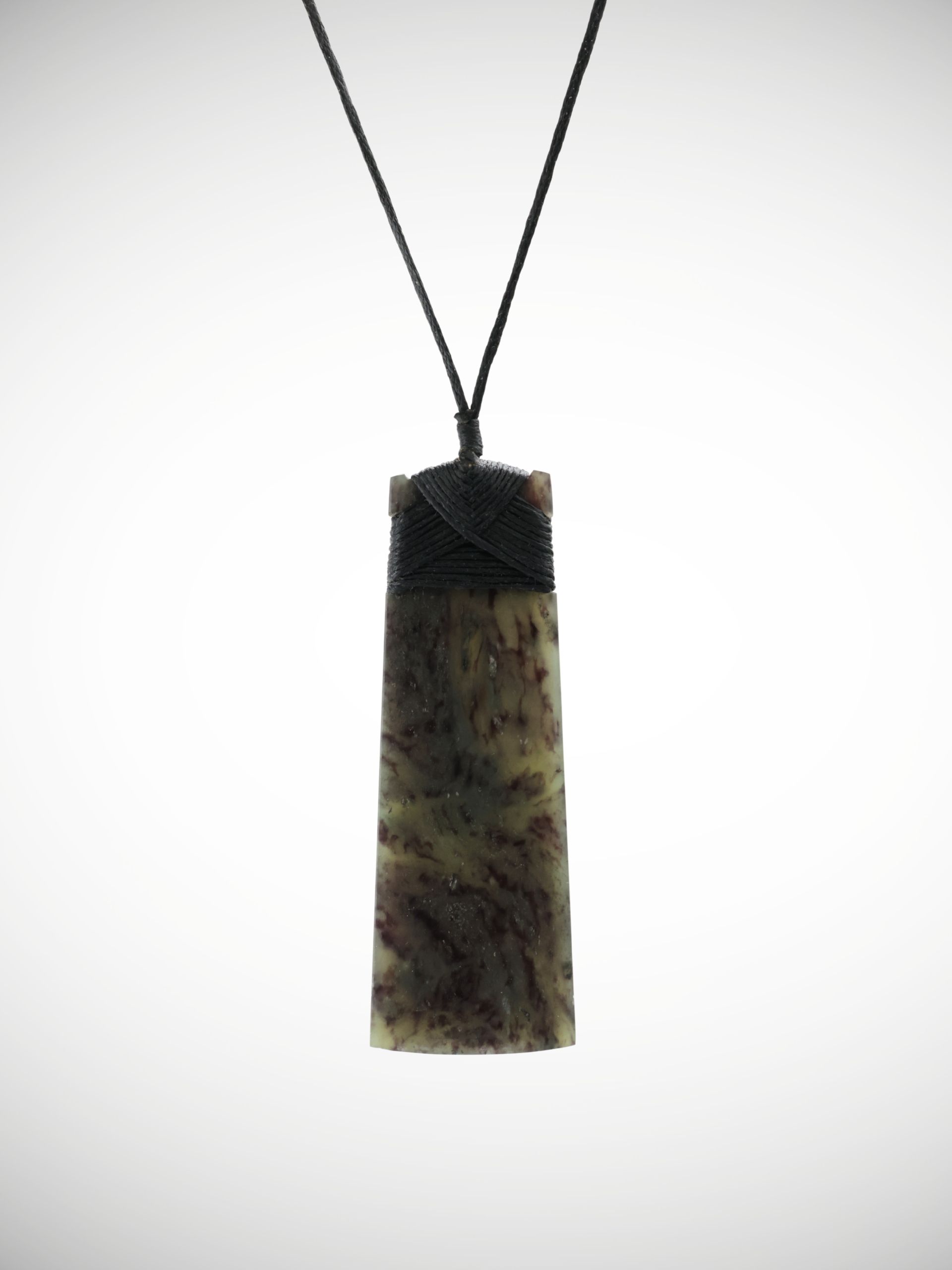 Moko Pounamu Toki Genuine NZ Totoweka Greenstone - Nukuroa