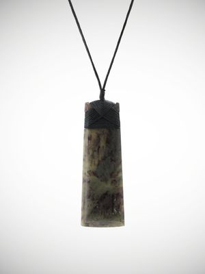 Moko Pounamu Toki Genuine NZ Totoweka Greenstone - Nukuroa Moko Pounamu Toki Genuine NZ Totoweka Greenstone - Nukuroa