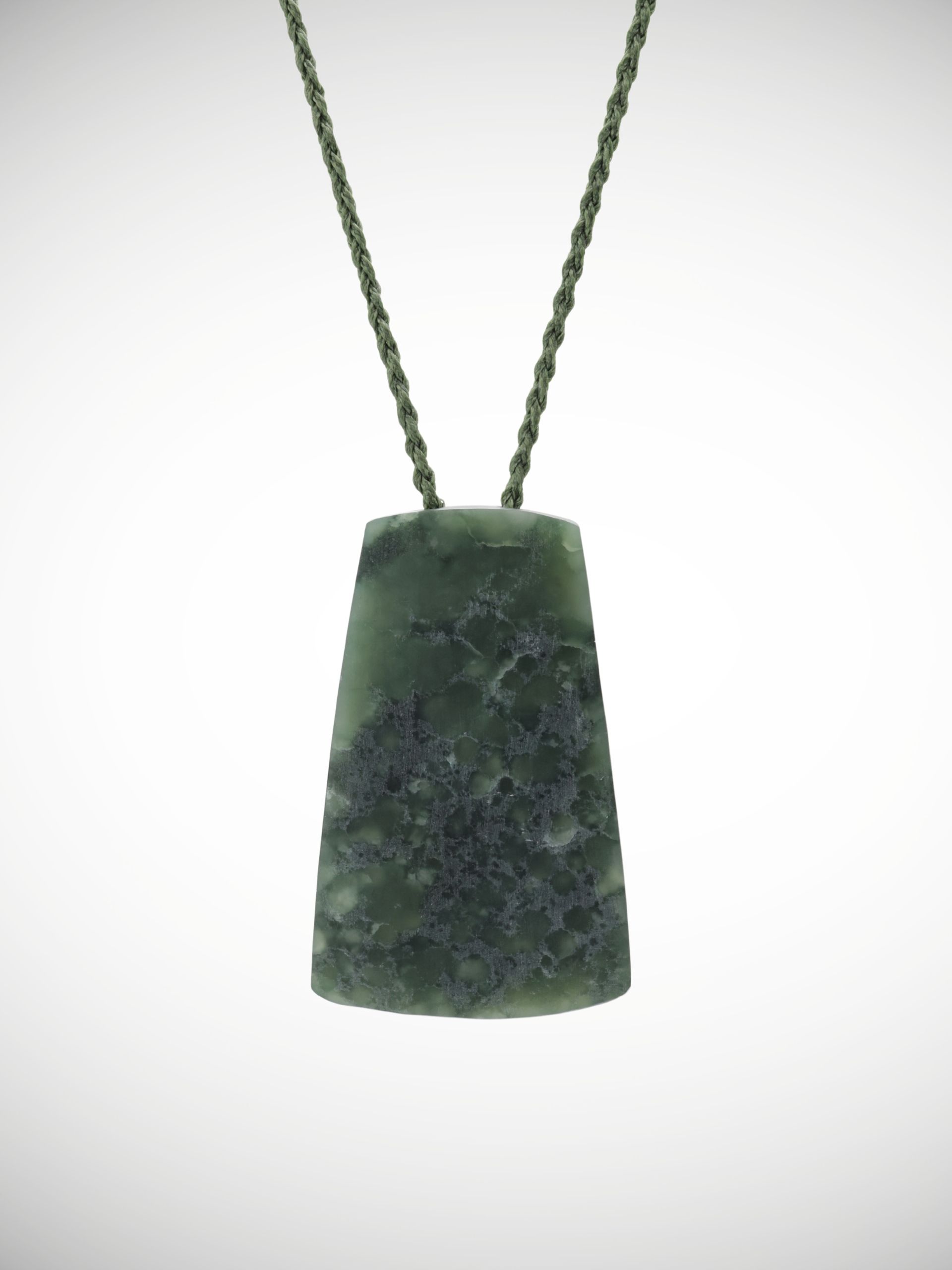 Moko Pounamu Toki Genuine NZ Kawakawa Greenstone - Oamaru