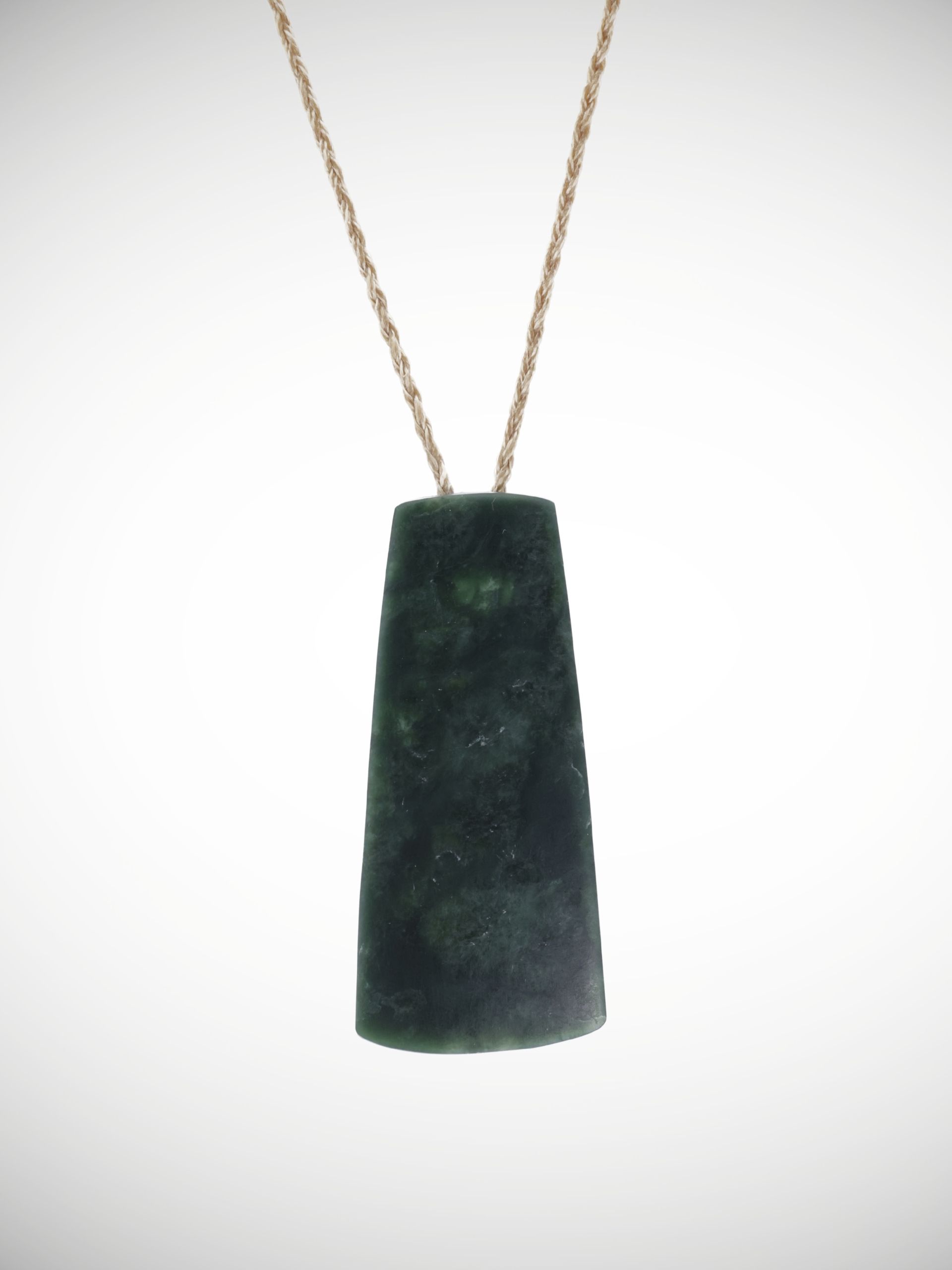 Moko Pounamu Toki Genuine NZ Kawakawa Greenstone - Oaonui