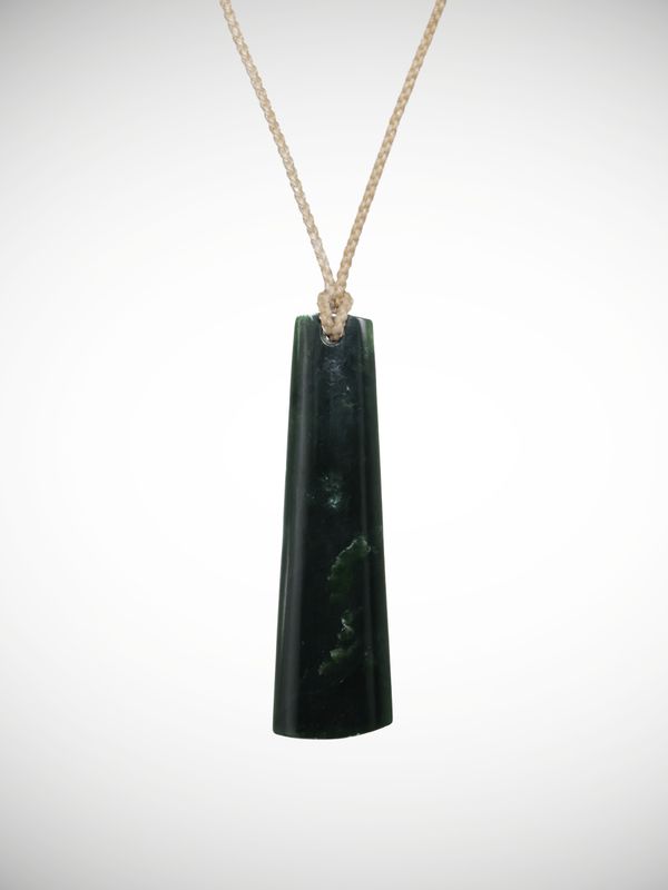 Moko Pounamu Kuru Genuine NZ Kawakawa Greenstone - Auripo