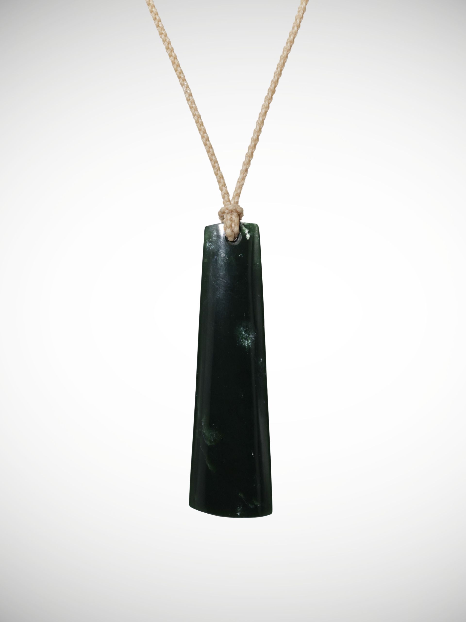 Moko Pounamu Kuru Genuine NZ Kawakawa Greenstone - Auripo