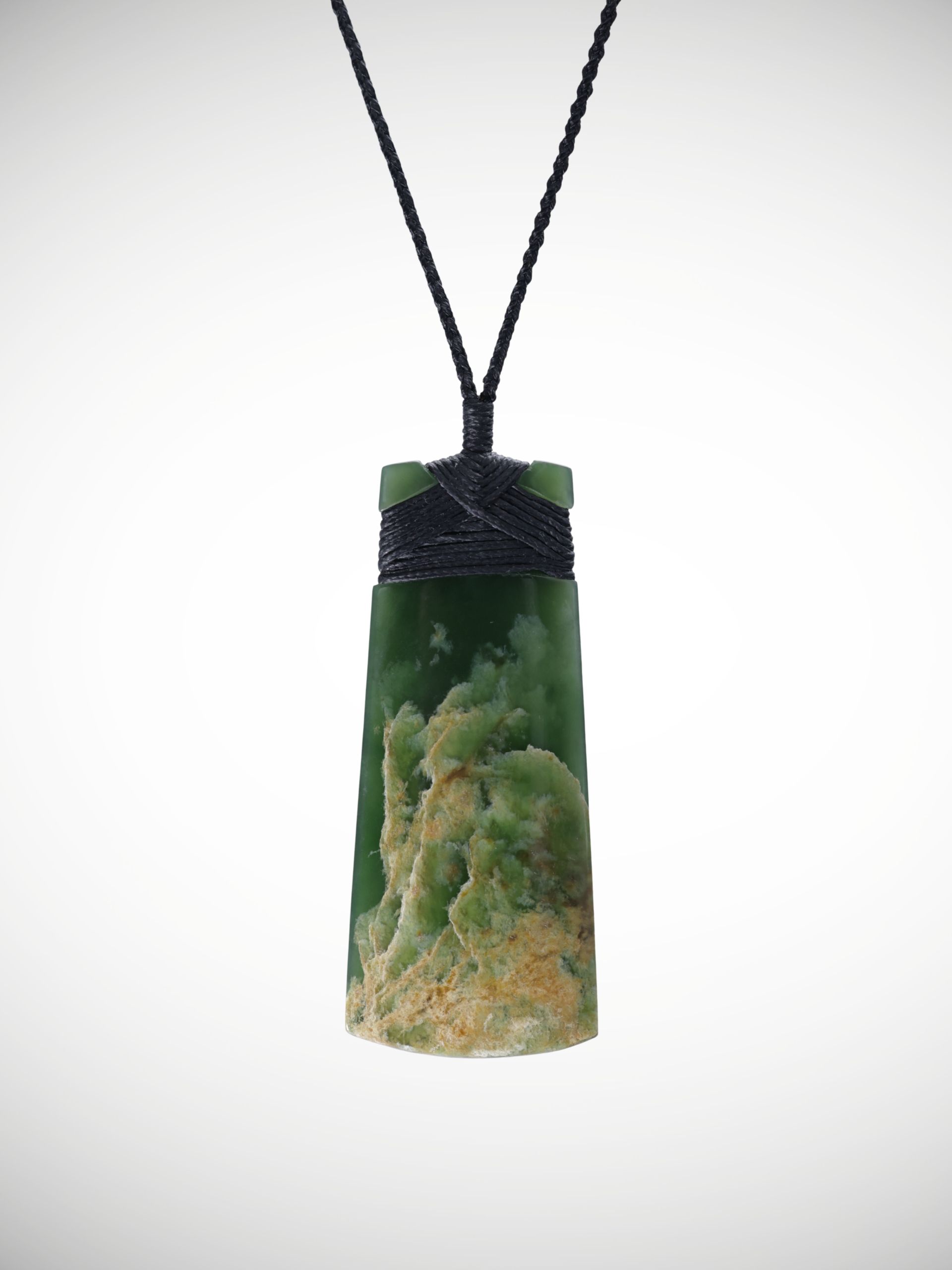 Moko Pounamu Toki Genuine NZ Marsden Flower Greenstone - Ohau