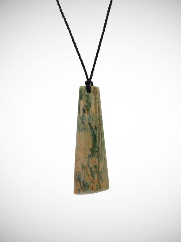 Moko Pounamu Kuru Genuine NZ Marsden Flower Greenstone - Onawe