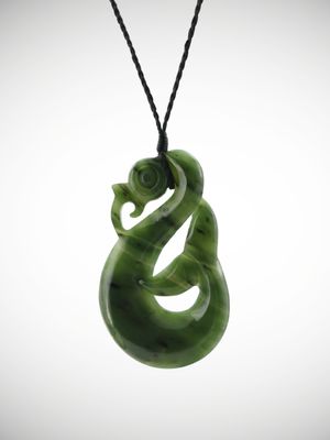 Moko Pounamu Manaia Genuine NZ Auhunga Greenstone - Kaipupu Moko Pounamu Manaia Genuine NZ Auhunga Greenstone - Kaipupu