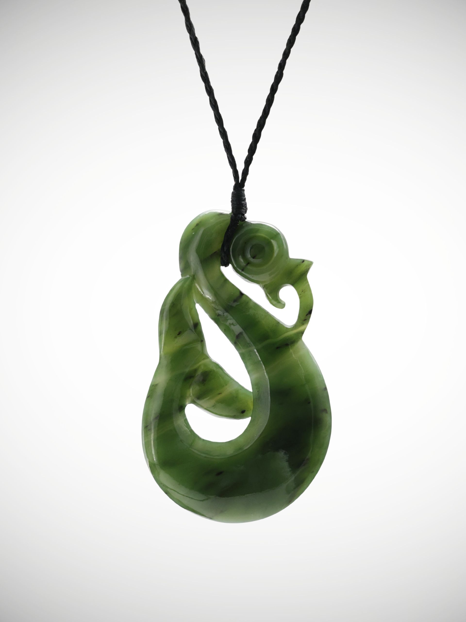 Moko Pounamu Manaia Genuine NZ Auhunga Greenstone - Kaipupu