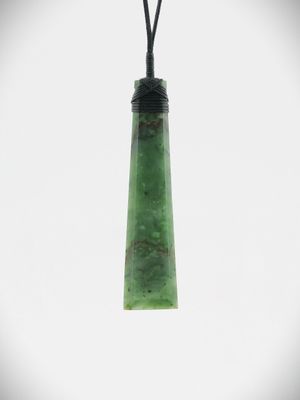 Moko Pounamu Toki NZ Genuine Hapopo Greenstone - Whakaumu