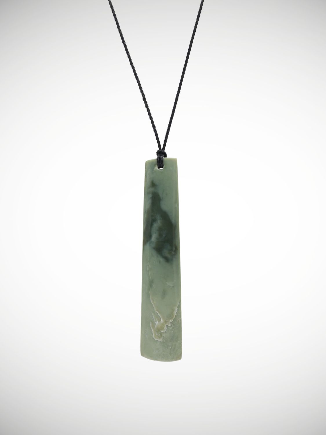 Moko Pounamu Kuru Genuine NZ Inanga Greenstone - Omanawa