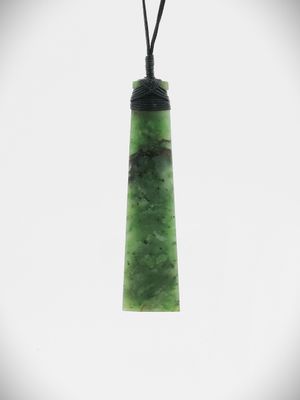 Moko Pounamu Toki NZ Genuine Hapopo Greenstone - Marawaiwai