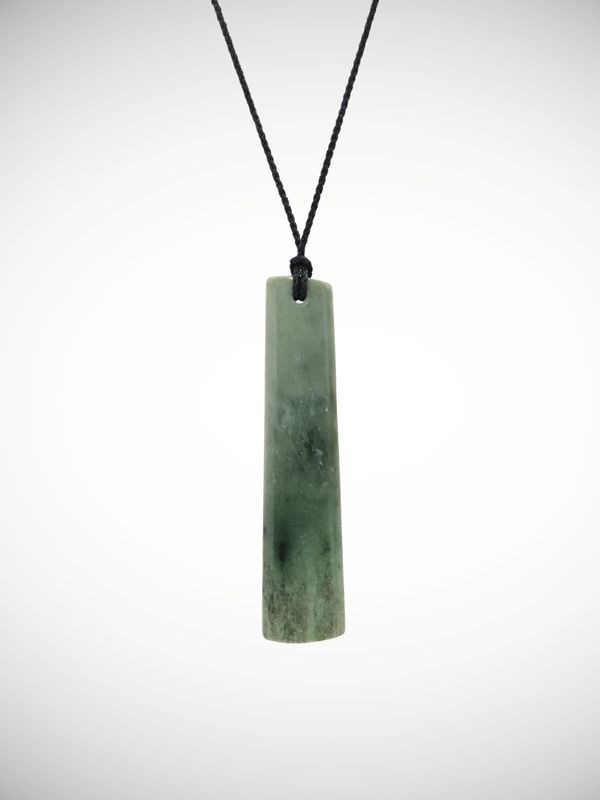 Moko Pounamu Kuru Genuine NZ Inanga Greenstone - Omanawanui