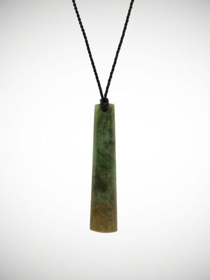 Moko Pounamu Kuru Genuine NZ Marsden Flower Greenstone - Omanaia