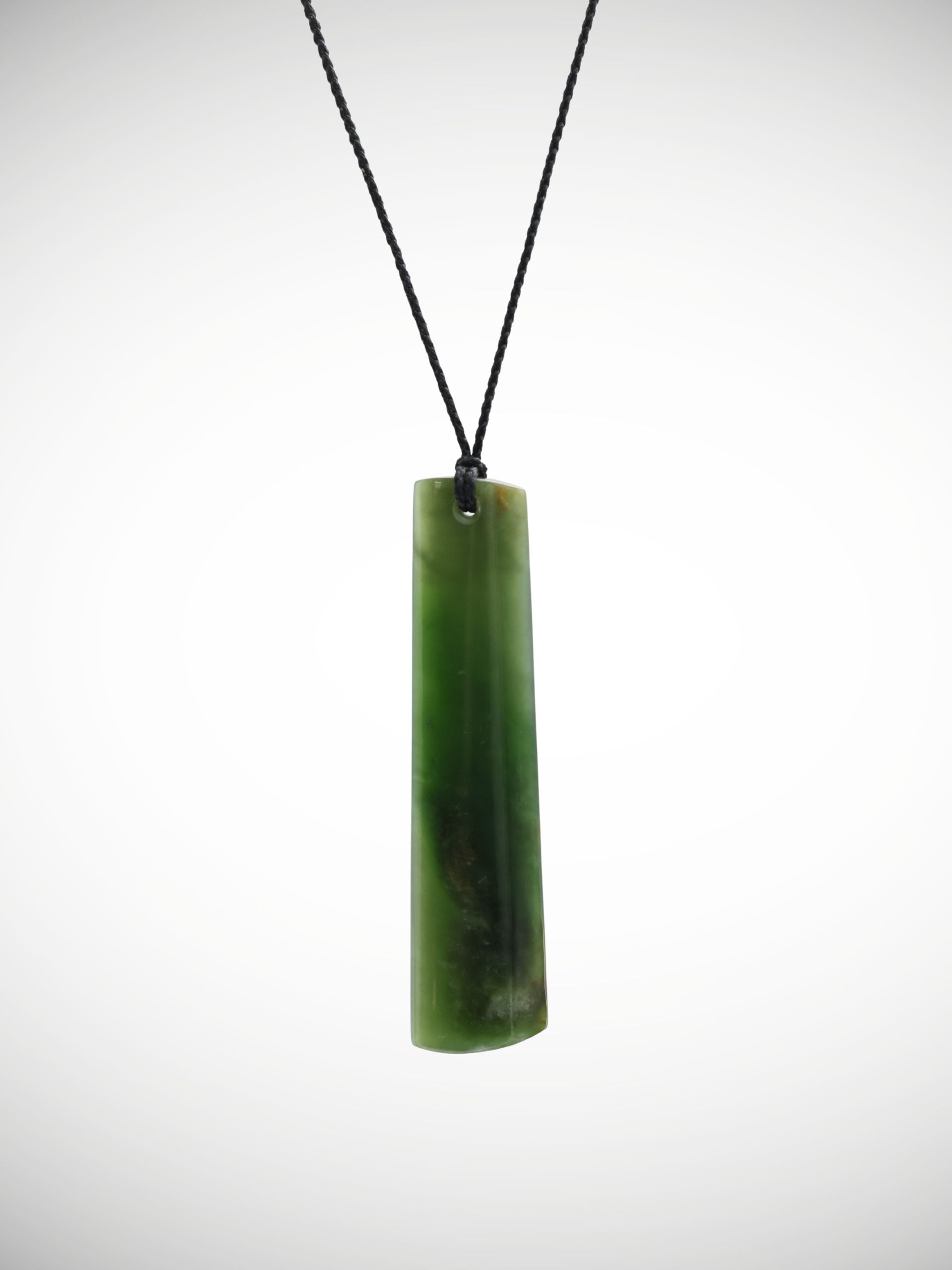 Moko Pounamu Kuru Genuine NZ Kawakawa Greenstone - Oneroa