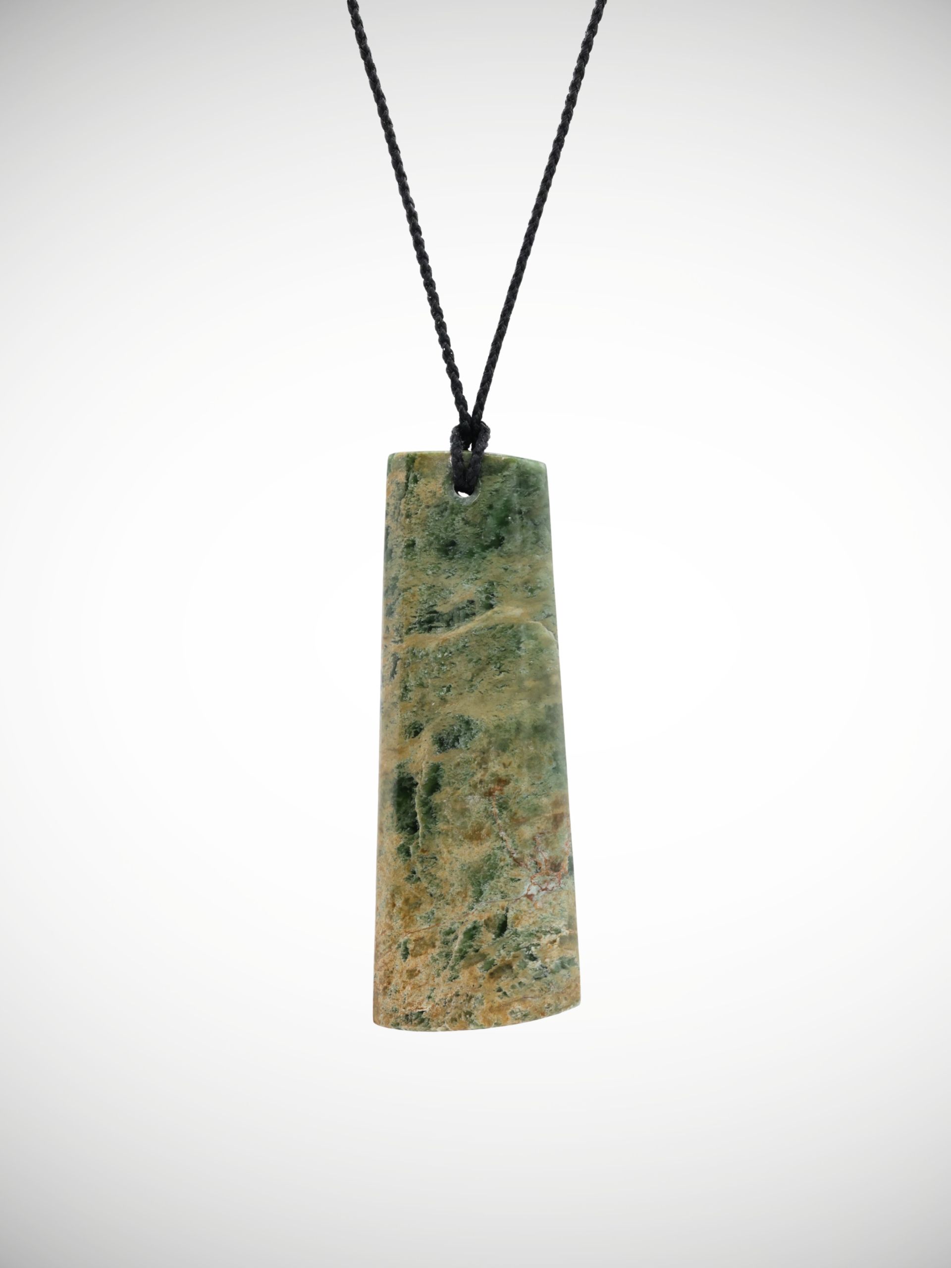 Moko Pounamu Kuru Genuine NZ Marsden Flower Greenstone - Onekawa