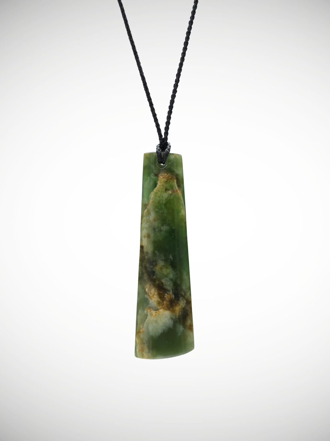 Moko Pounamu Kuru Genuine NZ Marsden Flower Greenstone - Onetangi