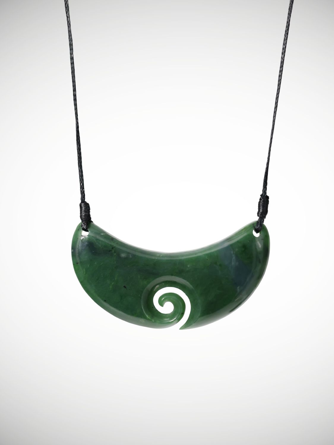 Moko Pounamu Kouma (Breastplate) Genuine NZ Kawakawa Greenstone - Mangaiti Moko Pounamu Kouma (Breastplate) Genuine NZ Kawakawa Greenstone - Mangaiti