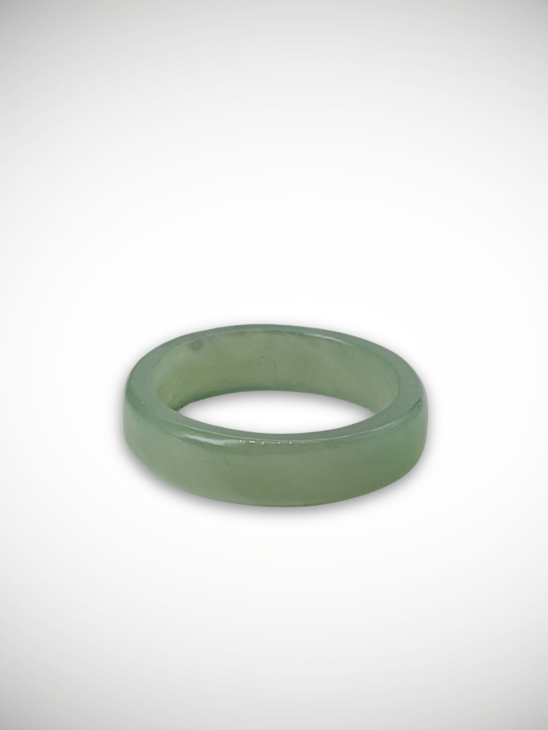 Moko Pounamu Flat Band Ring Genuine NZ Inanga Greenstone - Waimatua Moko Pounamu Flat Band Ring Genuine NZ Inanga Greenstone - Waimatua