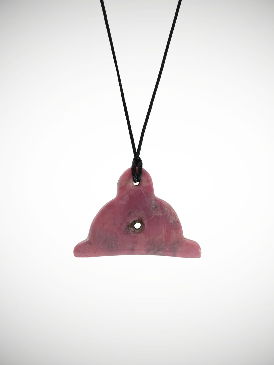 Moko Pounamu Shepherds Whistle Genuine NZ Rhodonite - Mangarapa Moko Pounamu Shepherds Whistle Genuine NZ Rhodonite - Mangarapa