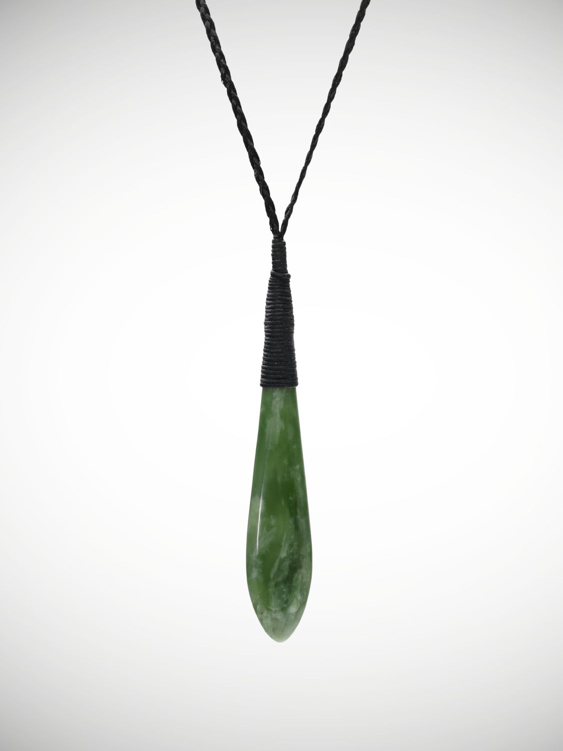Moko Pounamu Roimata (Teardrop) Genuine NZ Kahurangi Flower Greenstone - Mangamahu