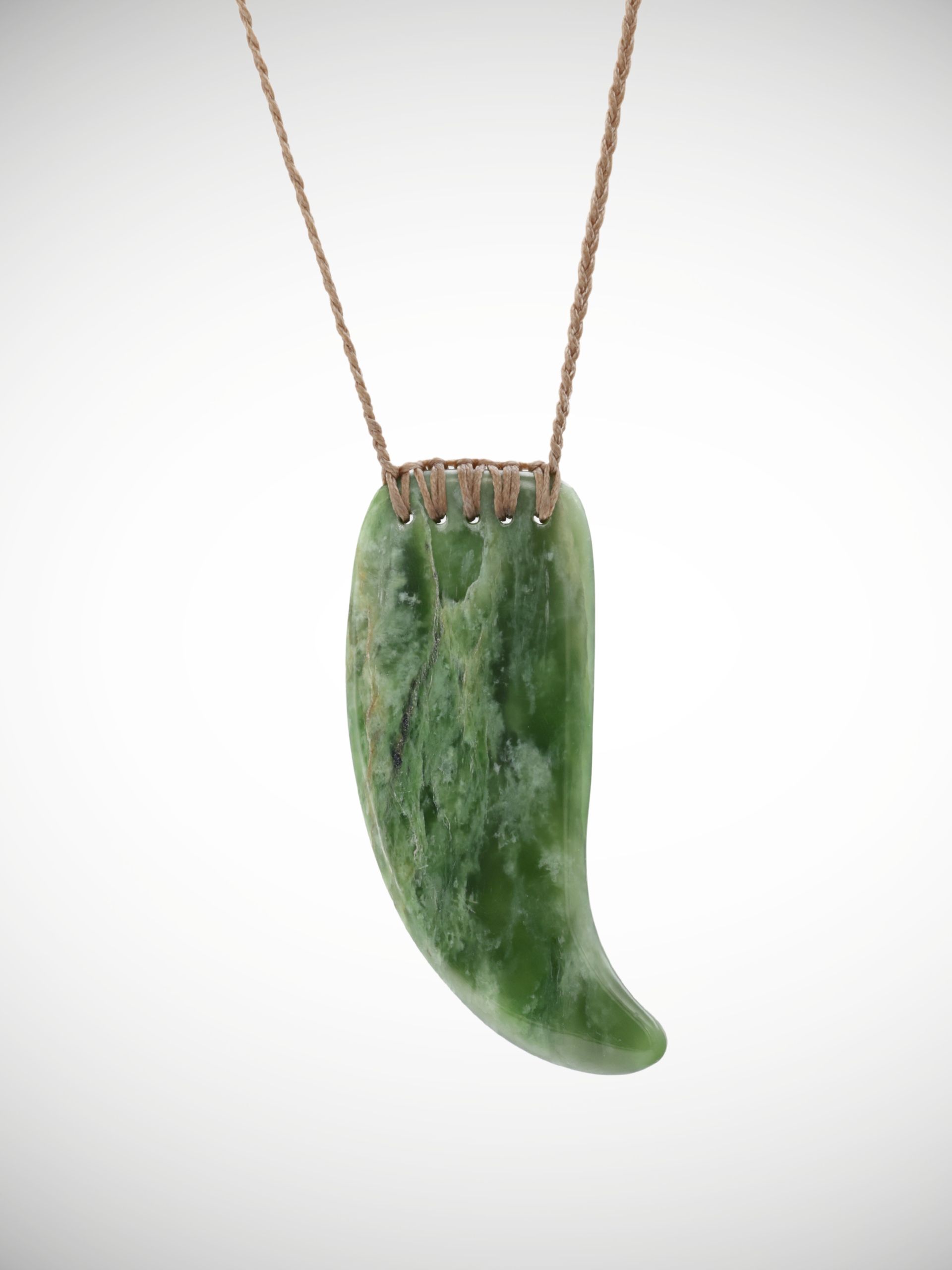 Moko Pounamu Rei Niho Genuine NZ Kahurangi Flower Pounamu Greenstone - Moanariri