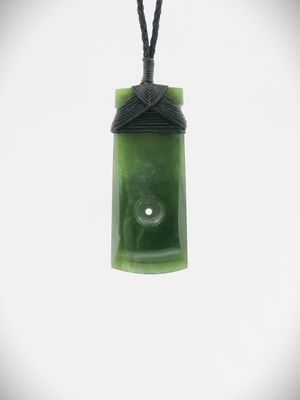 Moko Pounamu Toki Whistle NZ Genuine Kahurangi Greenstone - Manutuke