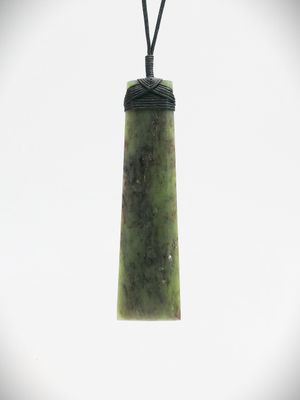 Moko Pounamu Toki NZ Genuine Hapopo Greenstone - Tirohanga Moko Pounamu Toki NZ Genuine Hapopo Greenstone - Tirohanga