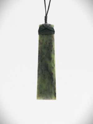 Moko Pounamu Toki NZ Genuine Hapopo Greenstone - Kutarere Moko Pounamu Toki NZ Genuine Hapopo Greenstone - Kutarere